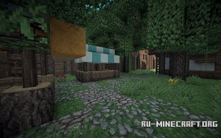  Fathenwood - an Elven Settlement  Minecraft