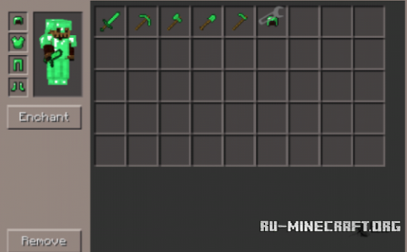  Emerald Tools  Minecraft PE 0.13.1