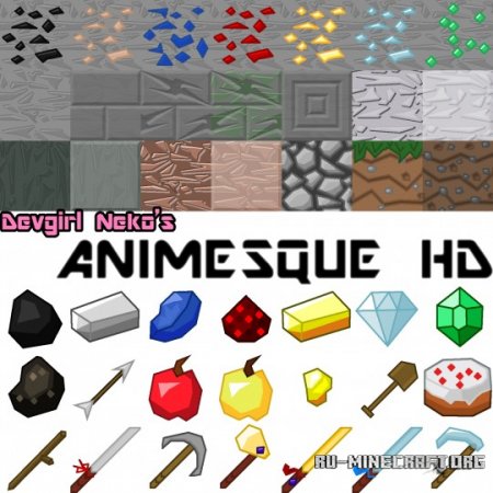  Animesque HD [256x]  Minecraft 1.8.8