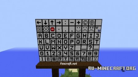  FAMM - Fex's Alphabet & More Mod!  Minecraft 1.8.9