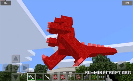  Godzilla  Minecraft PE 0.13.1