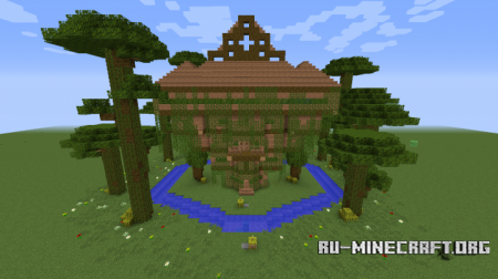  Jungle Castle  Minecraft