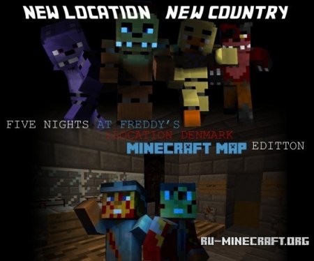  Five Nights at Freddy's: Location Denmark  Minecraft