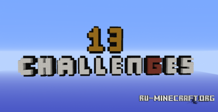  13 CHALLENGES - puzzle  Minecraft