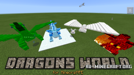  Dragons World  Minecraft PE 0.13.1