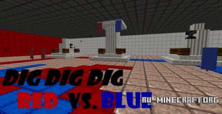  Dig Dig Dig Red vs. Blue  Minecraft