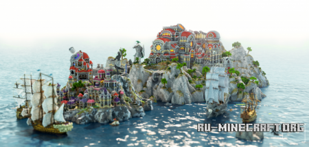  Napolis - City in the Ocean  Minecraft