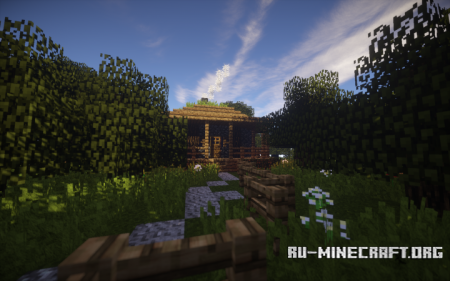  A Small House in the Forest  Minecraft