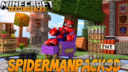  SpiderMan 3D [16x]  Minecraft 1.8
