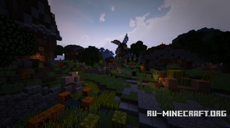  Farm Village  Minecraft
