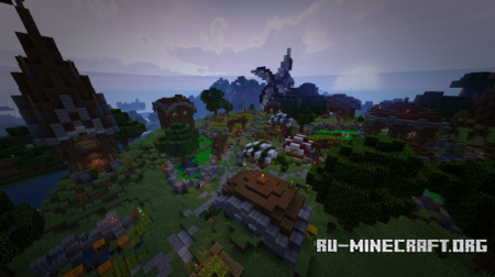  Farm Village  Minecraft