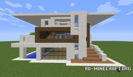 Modern Quartz House  Minecraft