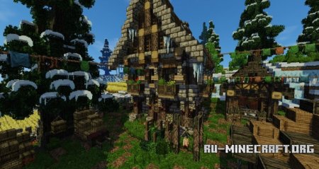  Silver Creek - Epic Nordic Village  Minecraft