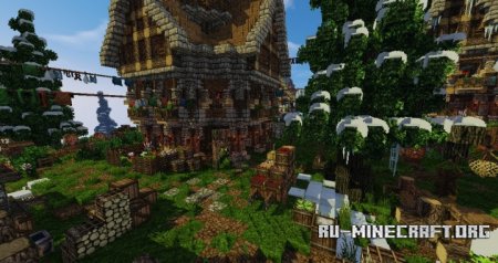  Silver Creek - Epic Nordic Village  Minecraft