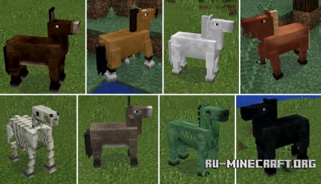  Horses  Minecraft PE 0.14.0