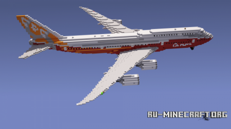  Boeing 747-8i  Minecraft