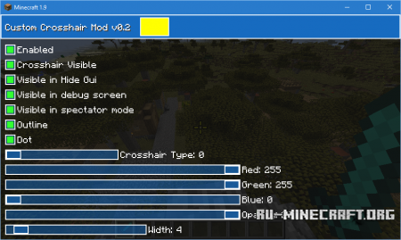  Custom Crosshair  Minecraft 1.9