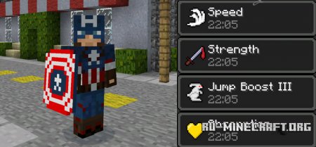  Captain America  Minecraft PE 0.14.0