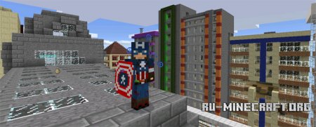  Captain America  Minecraft PE 0.14.0