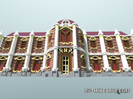 Скачать Fantasy Baroque Mansion для Minecraft