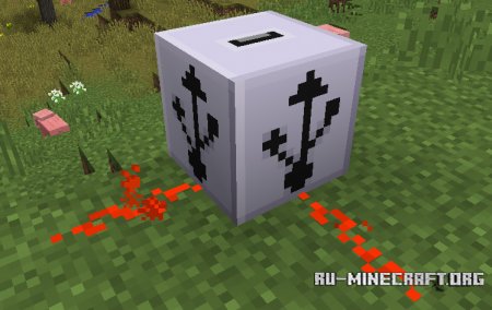 Блок зарядки USB в Minecraft 1.RV