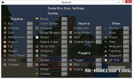  RadarBro  Minecraft 1.9