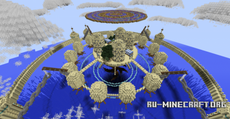  Steampunk Floating Castle  Minecraft