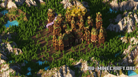  Castle Of Green Dawn  Minecraft