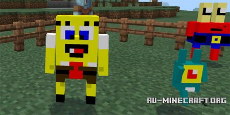  SpongeBob  Minecraft PE 0.14.0