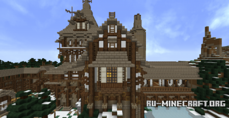  Medieval Snow Manor  Minecraft