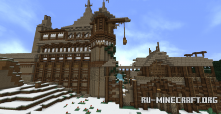  Medieval Snow Manor  Minecraft