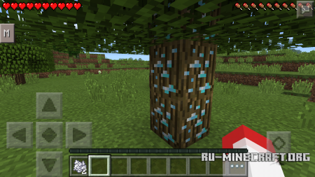 Скачать Plants Trees Ore для Minecraft PE 0.14.1
