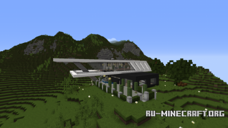  Modern Cliff House II  Minecraft