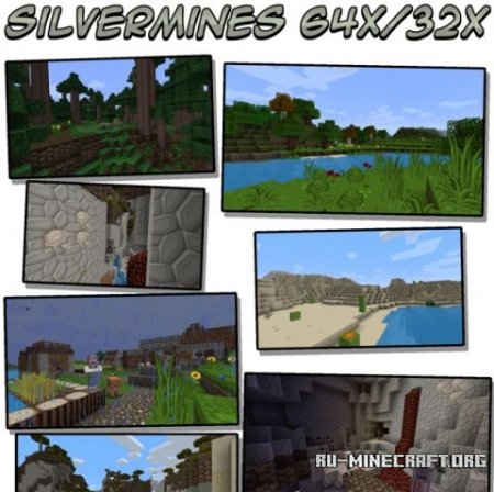 SilverMines [64x]  Minecraft 1.8.8