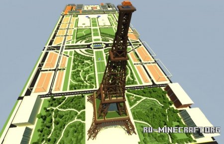  Eiffel Tower  Minecraft