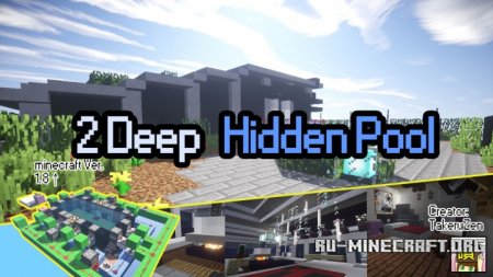  Deep Hidden Pool Villa  Minecraft