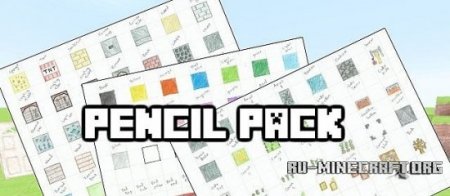  Pencil Pack Hand Drawn [128x]  Minecraft 1.9.2