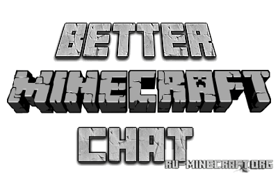  Better Minecraft Chat  Minecraft 1.9