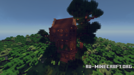  Old Wizard's Tree Mansion  Minecraft