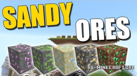 Скачать Sandy Ores для Minecraft 1.8.9