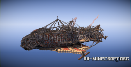  Steampunk Battle Ship  Minecraft
