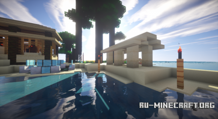  TechnoAria Survival Beach House  Minecraft