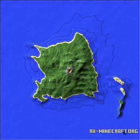  Realistic Island Terrain - Sangua  Minecraft