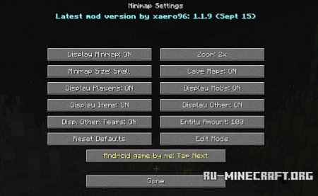  Xaeros Minimap  Minecraft 1.10