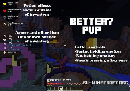  Better PvP  Minecraft 1.10.2