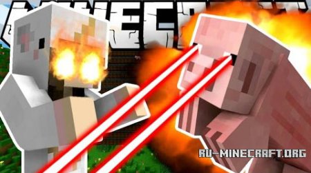  Man vs Pig  Minecraft
