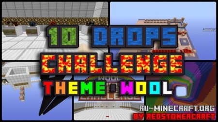  10 Drops Challenge Wool  Minecraft