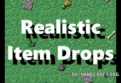  Realistic Item Drops  Minecraft 1.9.4