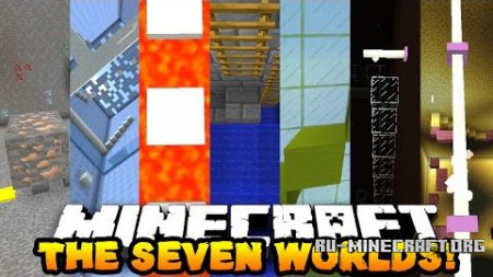  The 7 Worlds Parkour  Minecraft