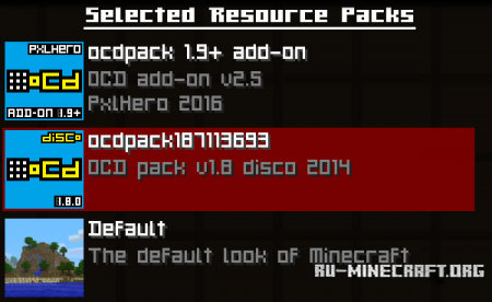  oCd-pack [16x]  Minecraft 1.10